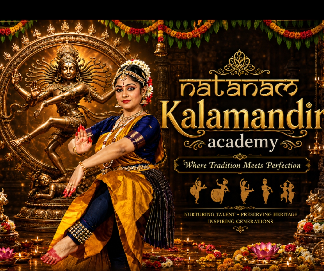 Bharatanatyam contact page portrait